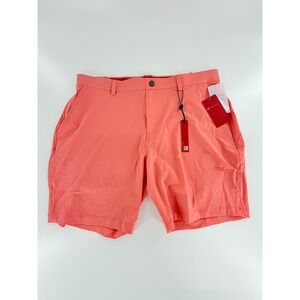 Redvanly Shorts Mens 2XL Coral Hanover Golf Stretch Performance Pull On 7.5" NWT